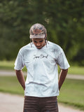 White worldwide tee