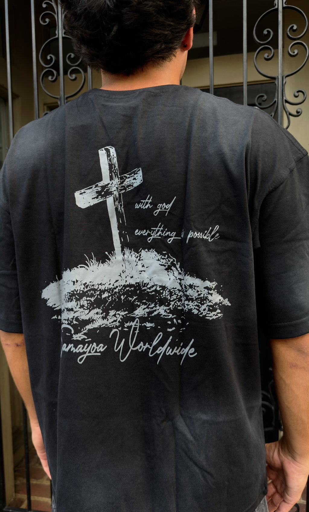 Black Worldwide Tee